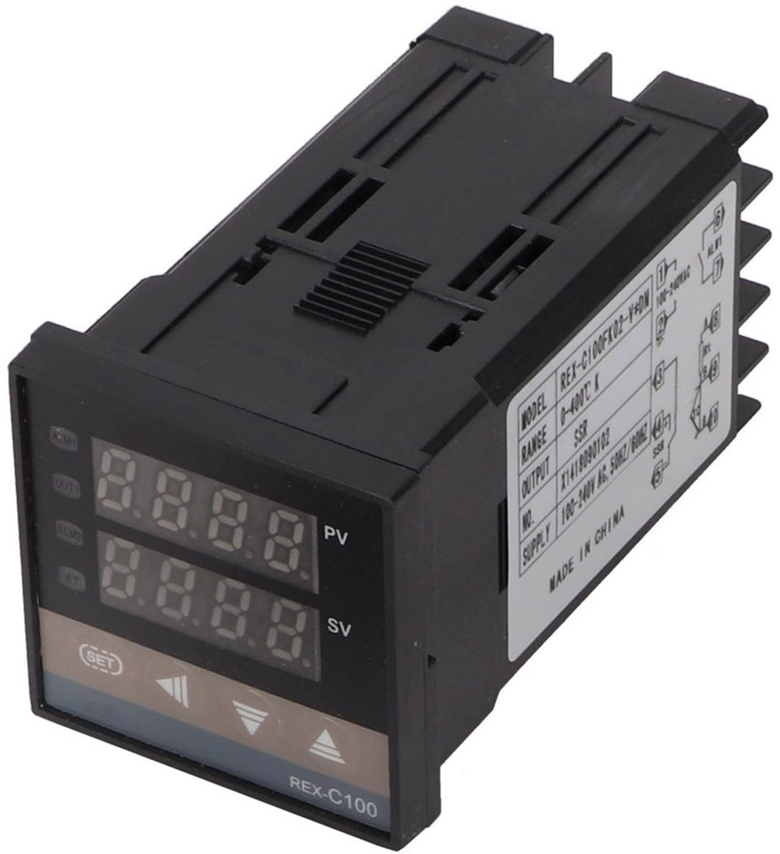 REX-C100 Digitale LED PID Temperatuurcontroller Thermostaat AC 110V-240V