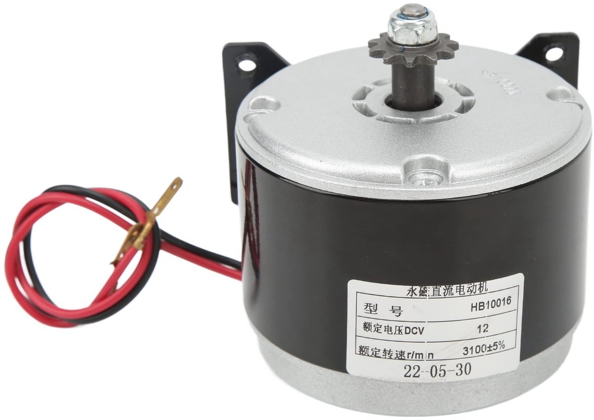 Livia home Elektrische Borstelmotor Hoge Snelheid Compact en Krachtig 12V E Bike Accessoire Voor E Scooter en Fietsen 3100 RPM