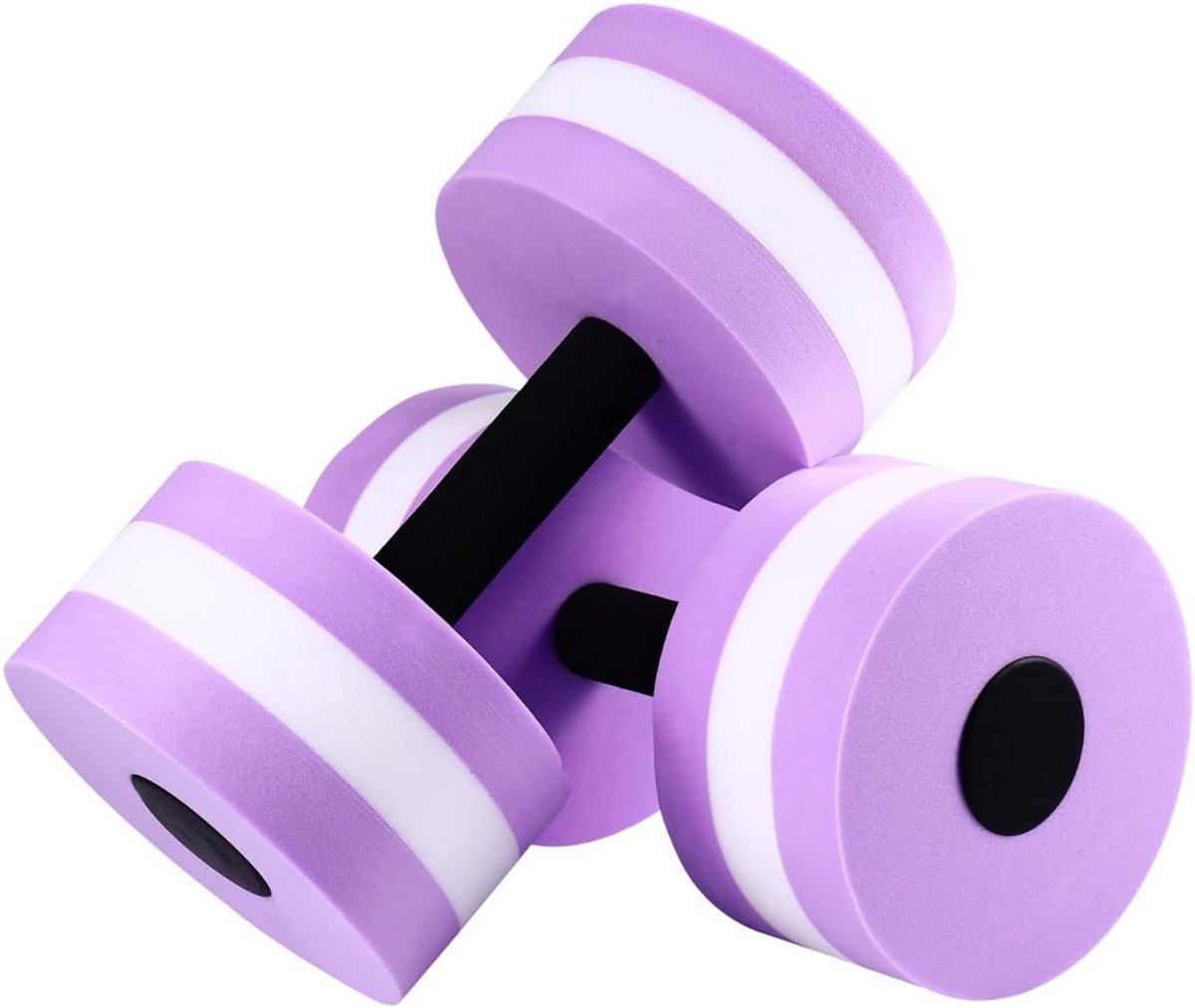Water Dumbbells voor Aquatische Oefeningen - 2 Stuks Foam Gewichten voor Fitness en Aerobics, Ideaal voor Zwemmen en Revalidatie