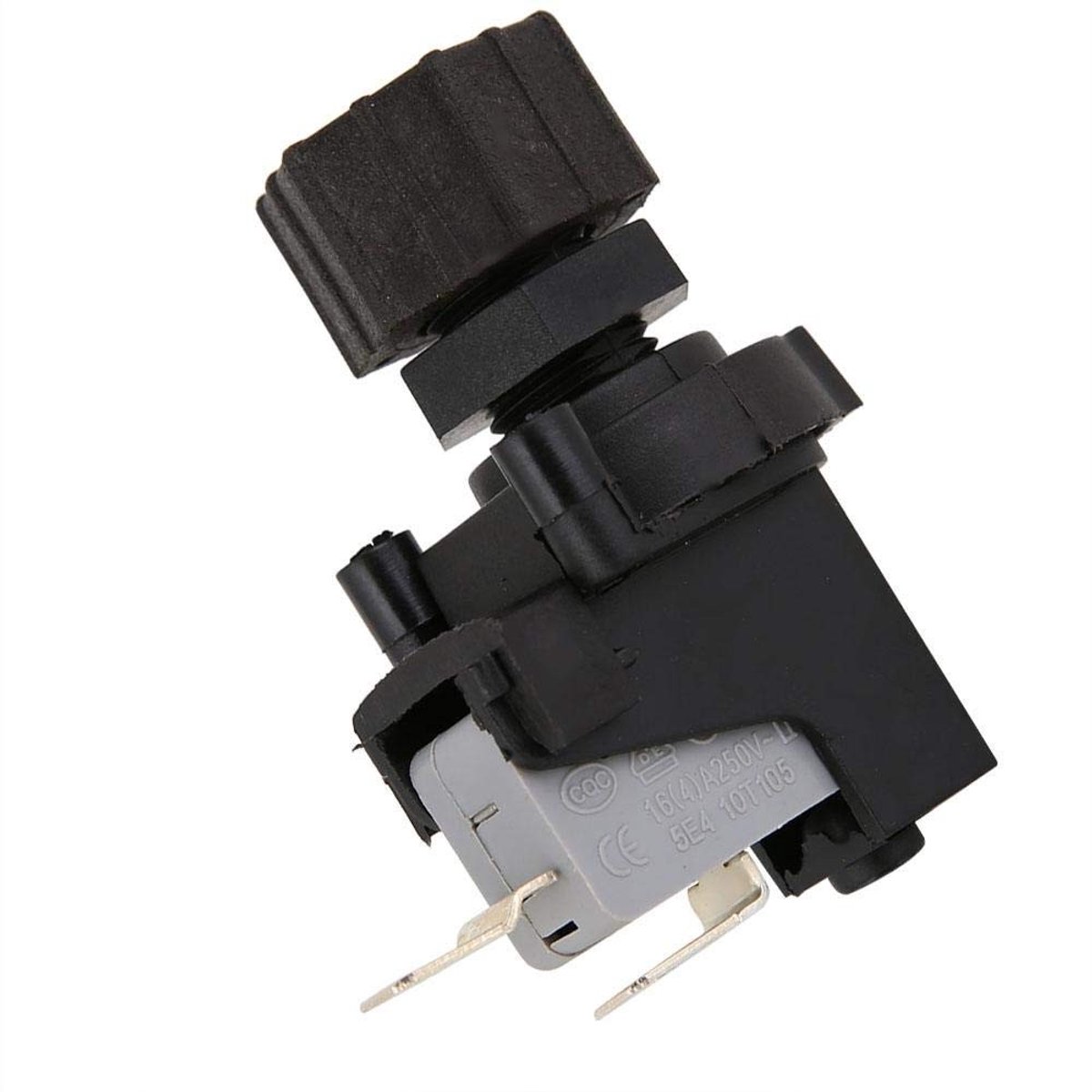 Dailygoods - Drukschakelaar - Verstelbaar - Hoogwaardige kwaliteit - 125-250 V - Micro switch - Voor luchtbanden - 16 Ampere