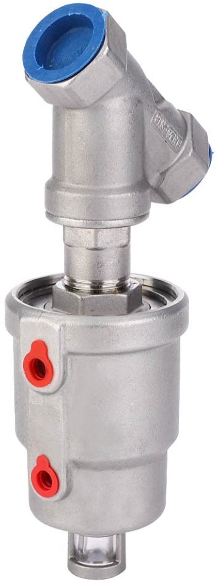 Dailygoods - Pneumatische Stoomklep - RVS - Normaal Gesloten - Enkele Actie - Voor Pneumatische Systemen - Hoogwaardige Kwaliteit - Duurzaam - Betrouw