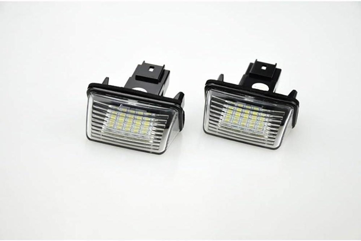 LED Kentekenverlichting Set - Nummerplaat Verlichting - Auto Verlichting - Canbus Controller Geen Foutmelding - 11x6.5x4.5cm - Zwart