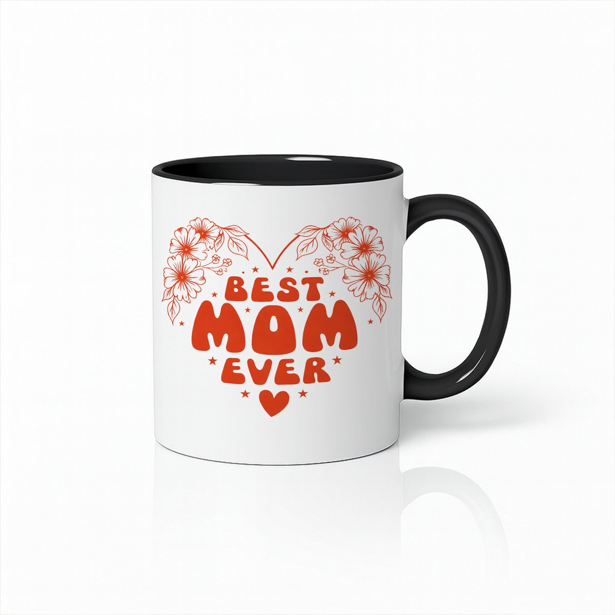 Beste Mama Ooit Mok Zwart Wit - Speciaal Cadeau voor Moeder