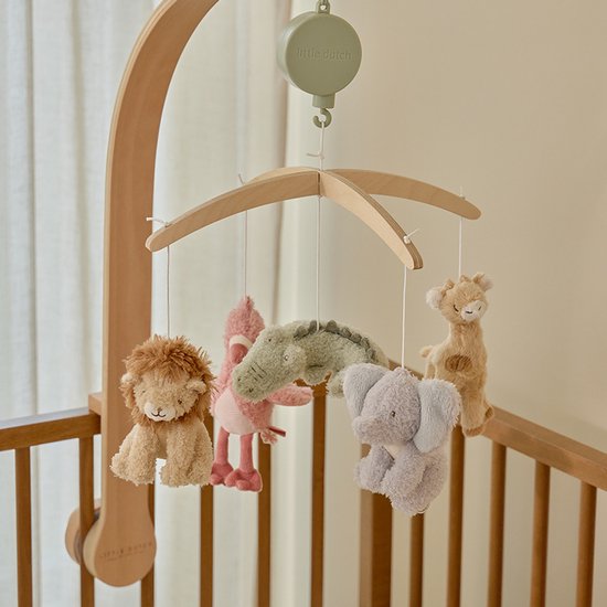 Little Dutch Safari Friends Houten Muziekmobiel van Little Dutch — afbeelding 4