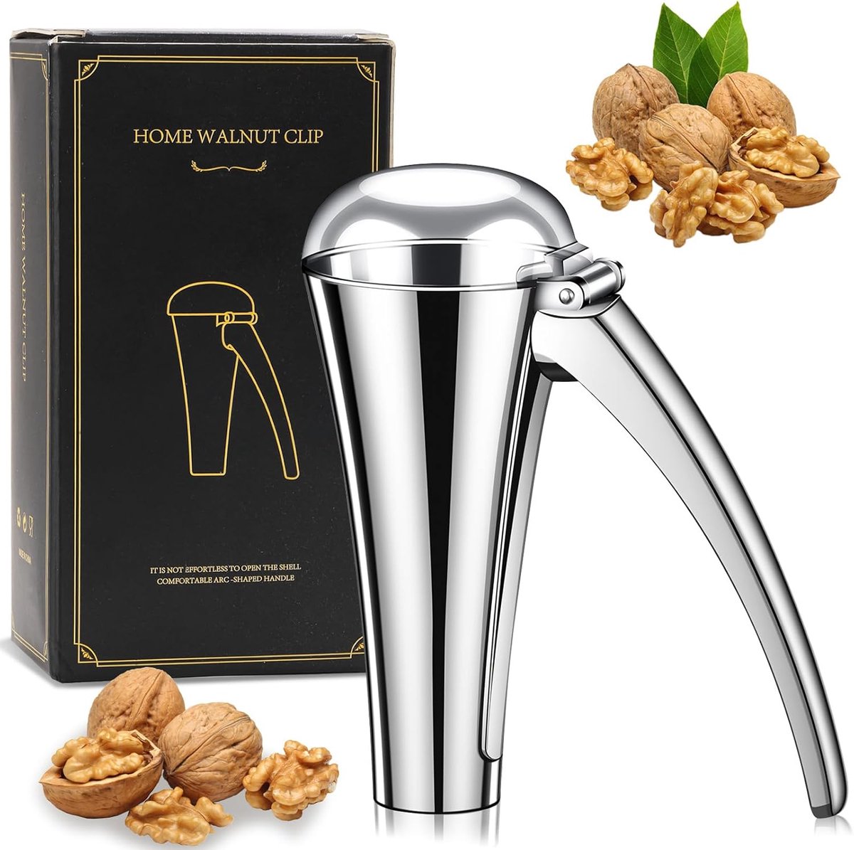 Notenkraker Tang - Notenkraker Guts - Noten Kraken - Ergonomische Handgreep - 14cm Pakket