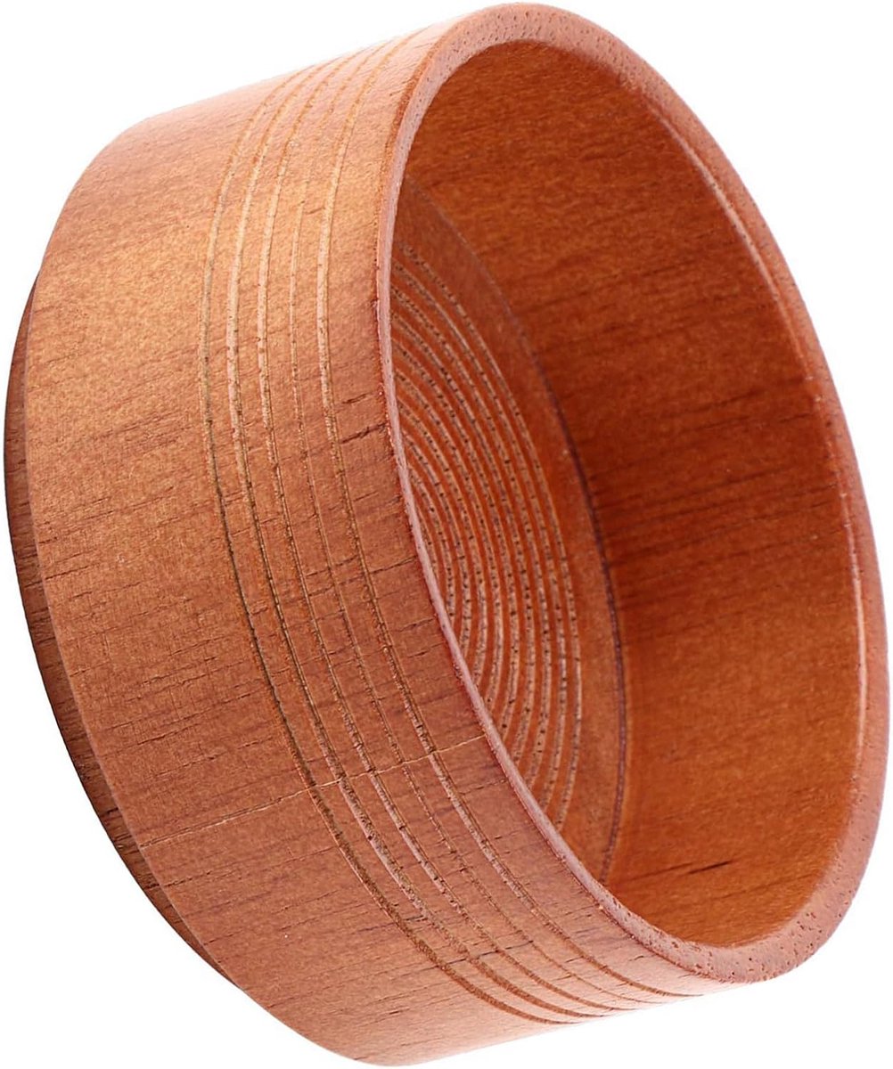 Houten Scheerkom - Scheerzeep Houder - Dagelijks Scheren - Duurzaam Hout - 7.5 x 3.7 cm