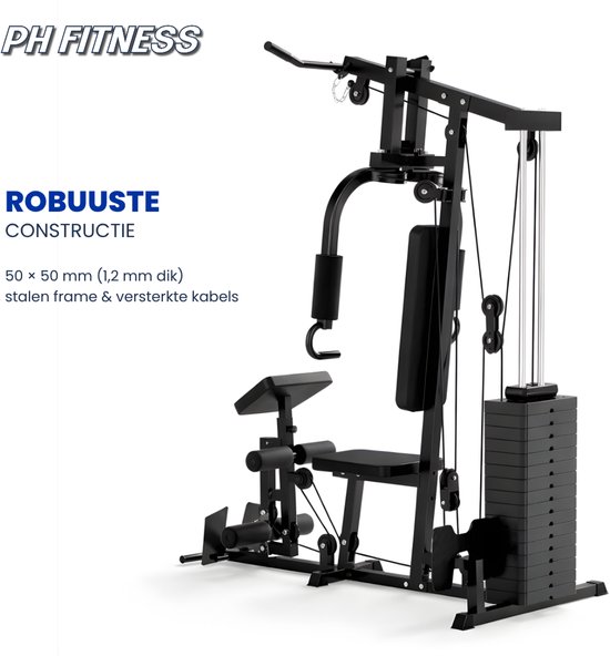 A person exercising at home with a multi-gym system, representing the importance of staying active and engaged during the spring season