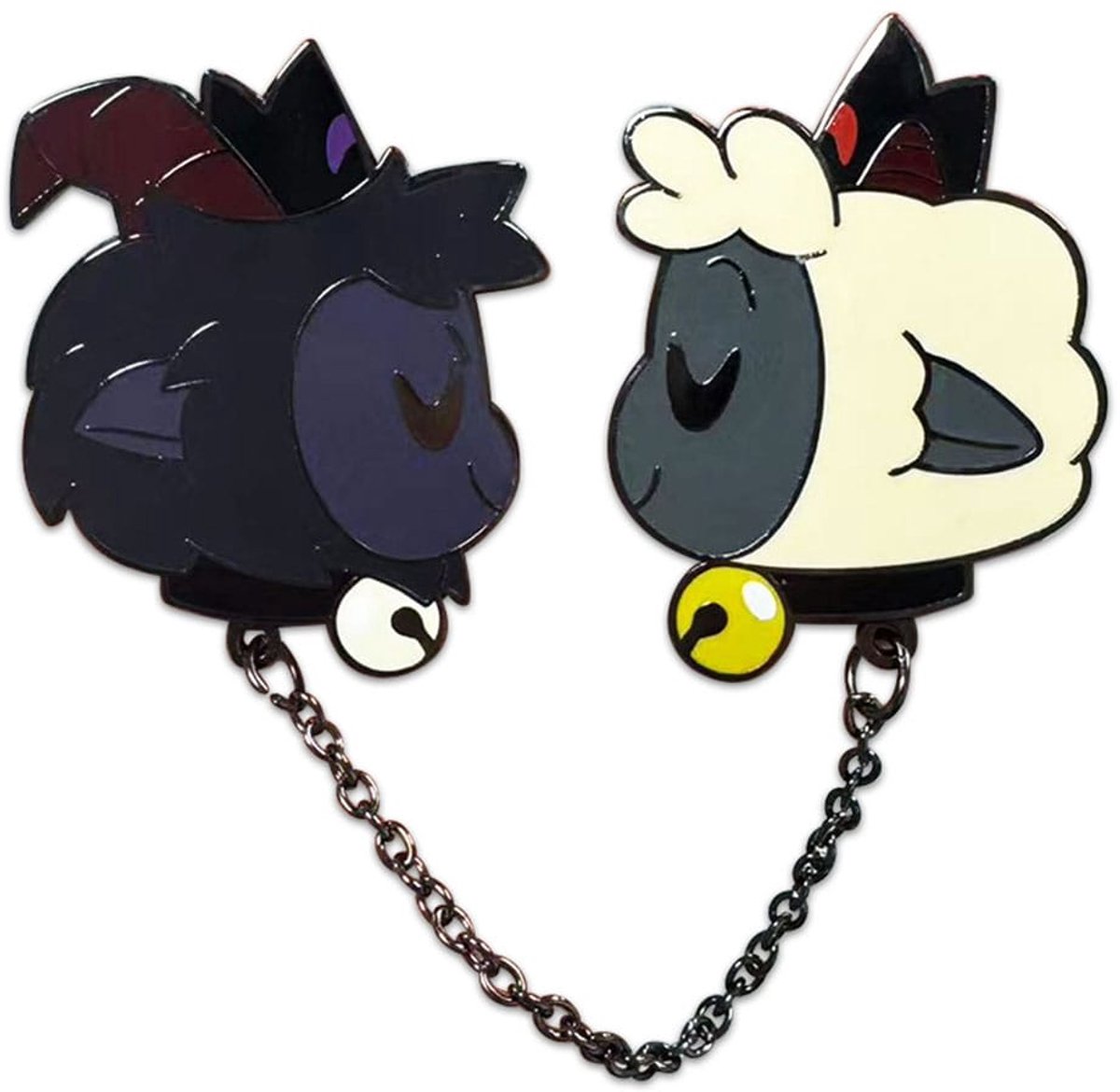 Cult of The Lamb Pin Badge Goat & Lamb 5 cm