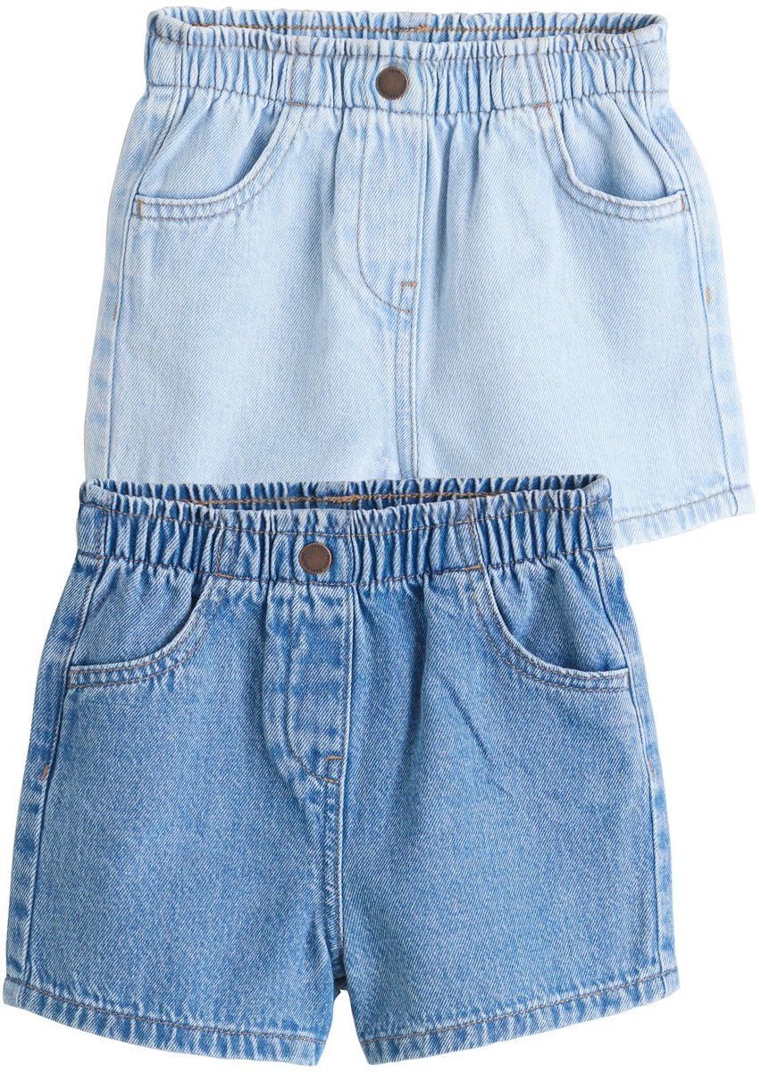 Next - Meisjes - Verpakking van 2 pull-on broekjes - Blauw