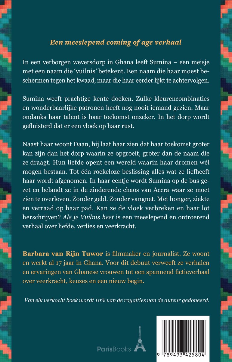 Als je Vuilnis heet - back cover