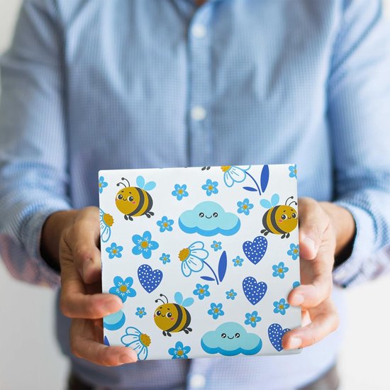 15x kerstmis kadopapier rollen 2,5 x 0,7 meter voor kinderen | Kerst -outfit.nl