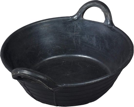 Voederbak Paard - Voerbak Rubber - Paarden Voeren - Vorstbestendig Materiaal - 39.5cm Buiten Diameter - Zwart Voederbak Paard - Voerbak Rubber - Paarden Voeren - Vorstbestendig Materiaal - 39.5cm Buiten Diameter - Zwart