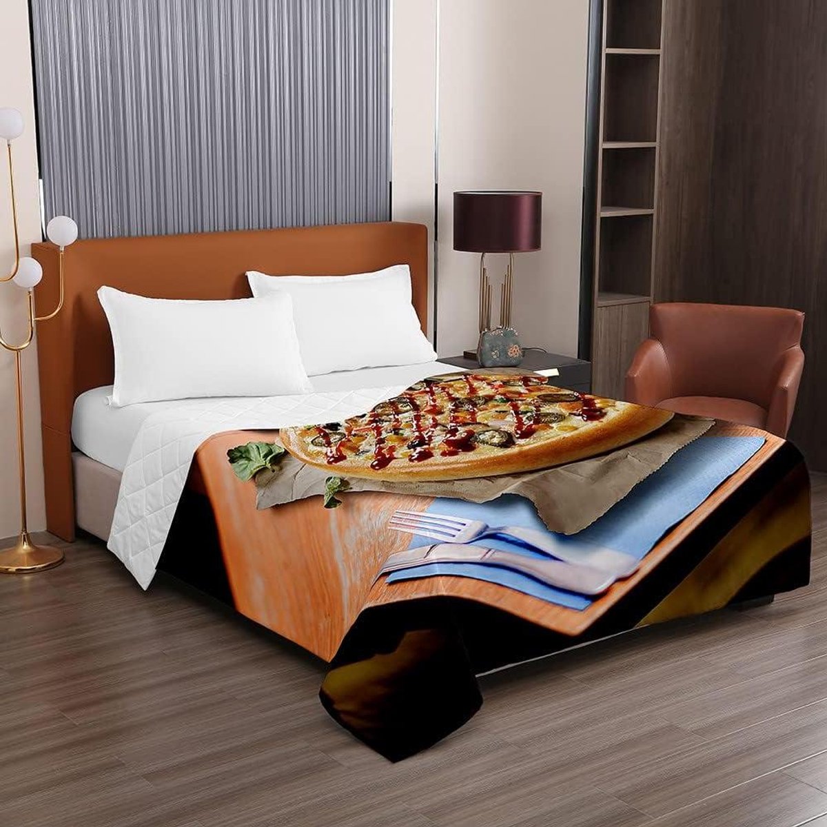 Gewatteerde Sprei - Bedsprei Dekbed - Decoratie Kamer - Zachte Microvezel - 150 x 200 cm -