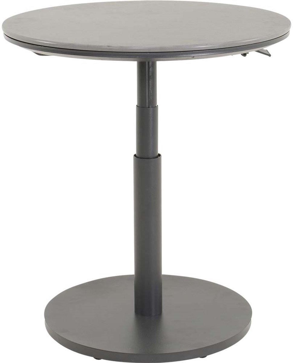 Lesli Living - Tuintafel Geneva - Grijs - ø59cm