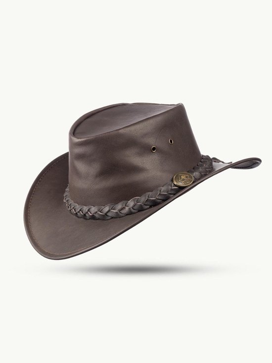 Chapeau Scippis – Kangaroo Softy – Chapeau en cuir de kangourou souple – Léger et résistant avec un élégant bandeau en cuir