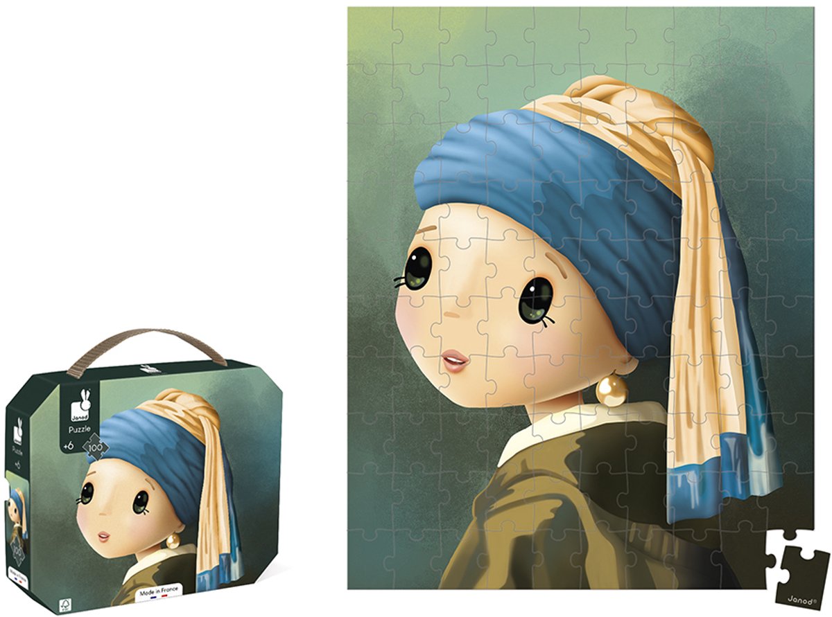 Janod - Puzzel - Op Vermeer geïnspireerd — afbeelding 5