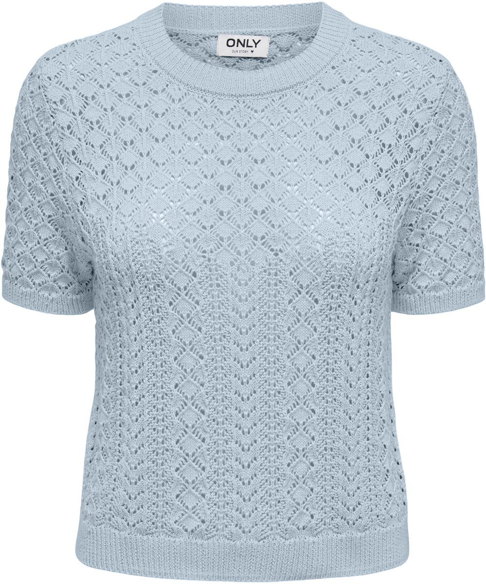 ONLY - ONLSAGA SS O-NECK KNT NOOS Dames Vest
