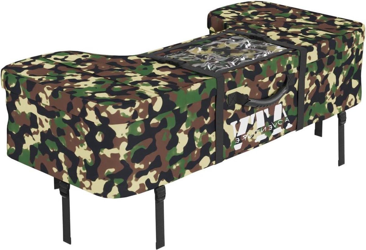 Quad Tas - Bagage Opbergvak - Offroad Rijden - Waterafstotend Cordura - 93x43x23 cm - Groen Camouflage