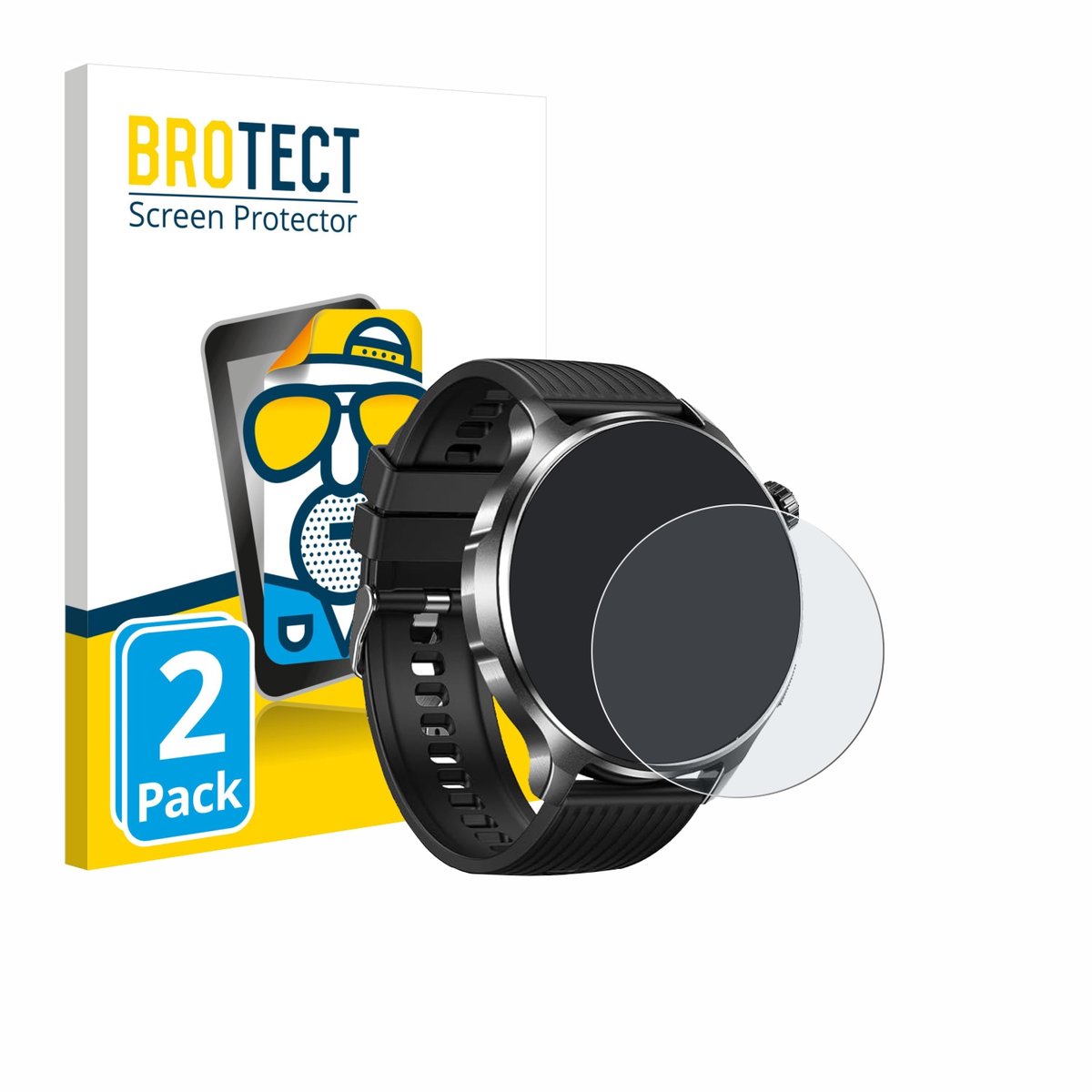 BROTECT - Screenprotector voor SLOKSFil I136 1.52" - Folie Beschermfolie matte 2 Stuks
