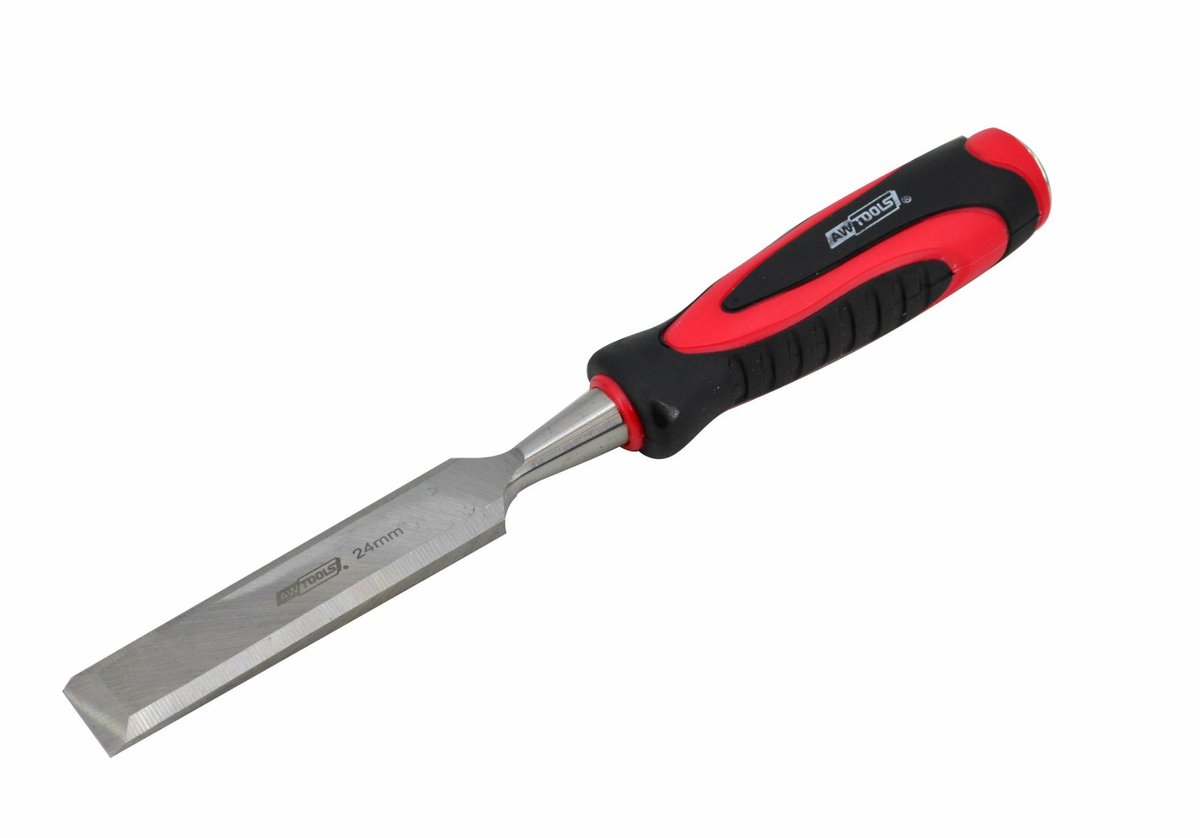 Awtools AW32920 - Houtbeitel - 50mm - Ergonomische Handgreep - CrV Staal