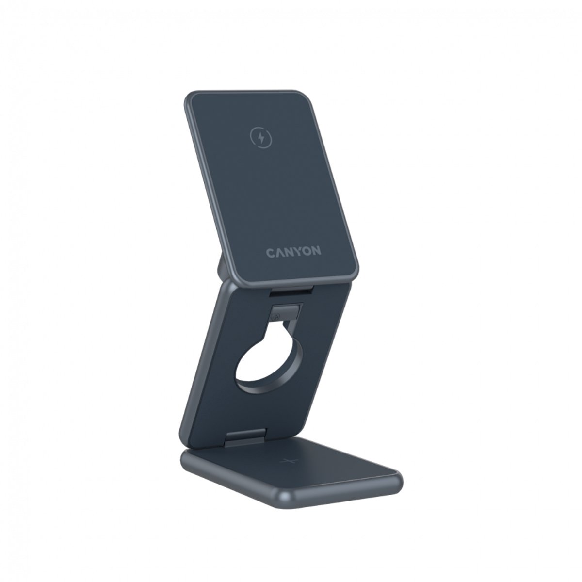 Canyon OnCharge 309 - Draadloze 3-in-1 Oplader - 15W - Inklapbaar - Qi-compatibel