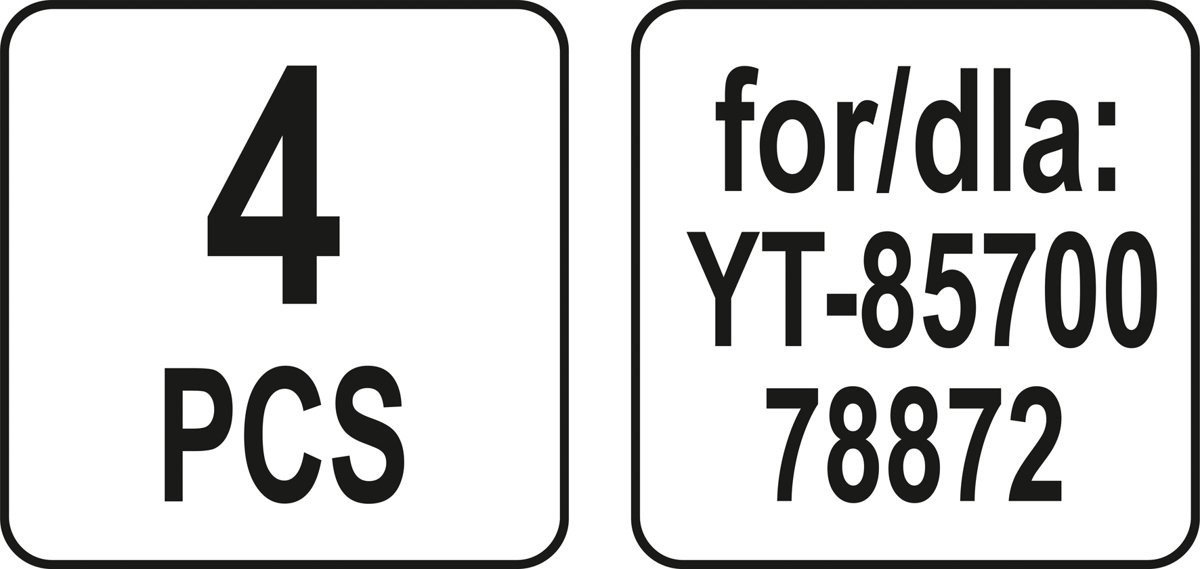Yato - Serie - Stofzuigerzakken - 4 Stuks - Papier