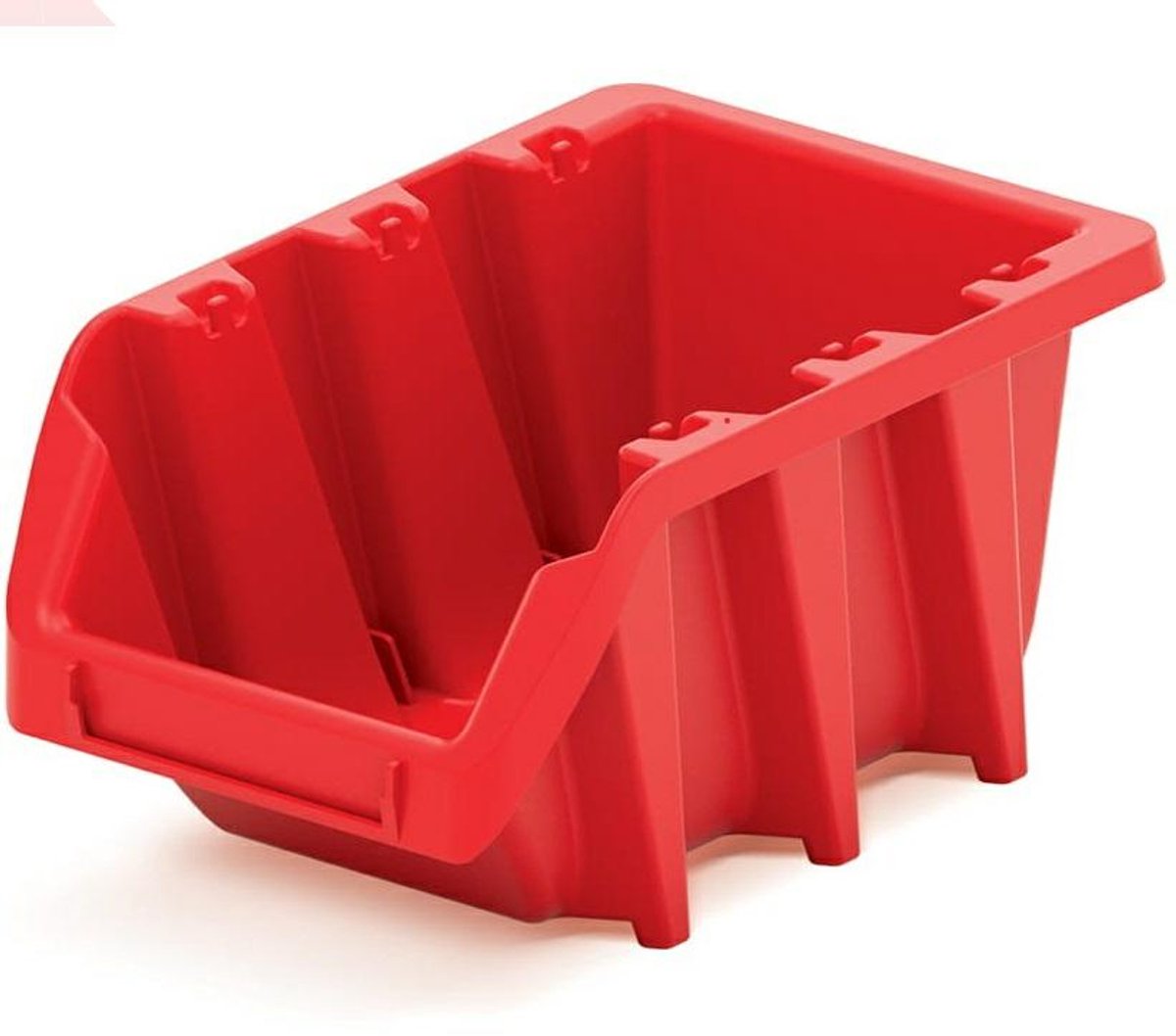 Kistenberg Bineer Serie - Werkplaatsbakken Set - 12 Stuks - Rood - 120x77x60mm