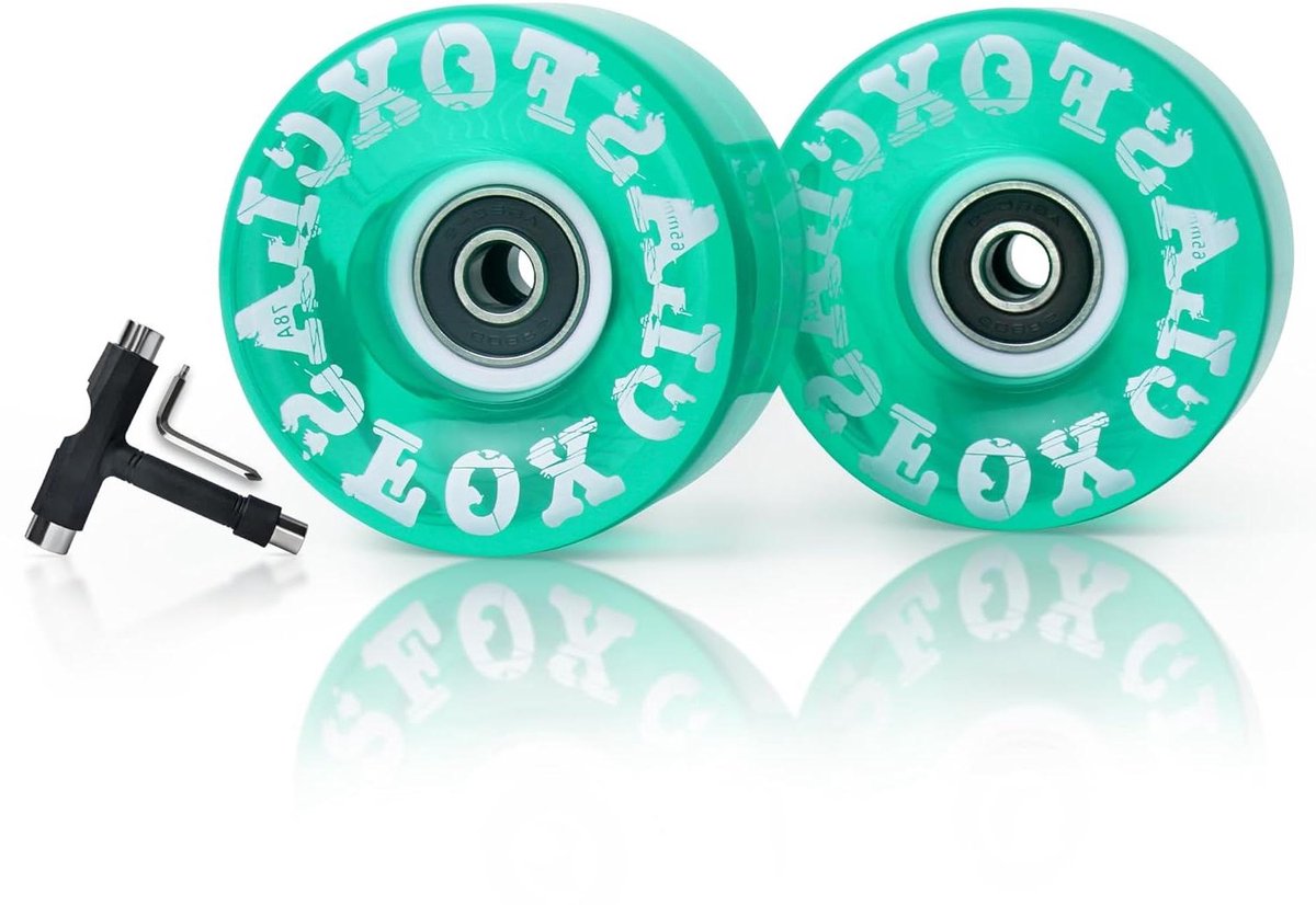 Rolschaats Wielen Skeeler Onderdelen Outdoor Skaten Zachte Urethaan 65x35mm 78A