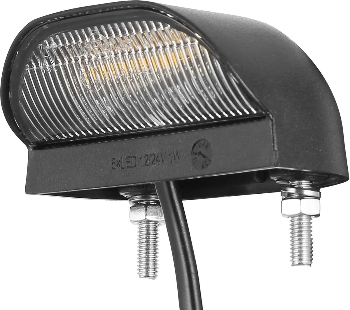 Led Kentekenplaatverlichting - Achterlicht Lamp - Aanhanger Vrachtwagen - Waterdicht ECE Goedgekeurd - 12V 24V - Koel Wit