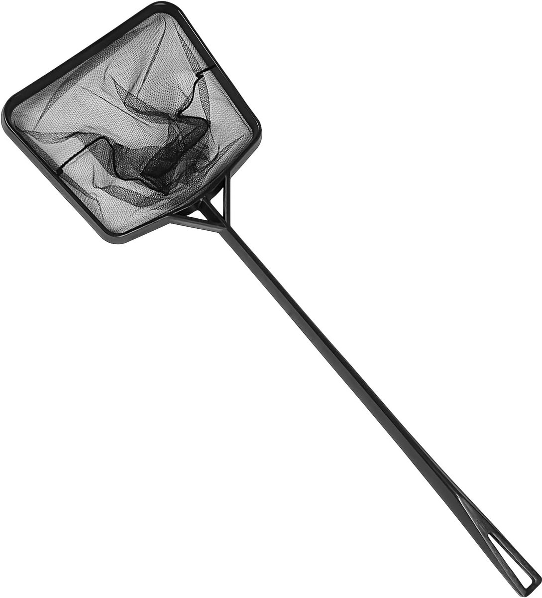 Draagbaar Visnet - Aquarium Schepnet - Aquarium Onderhoud - Ergonomische Handgreep - 43-56 cm Lengte - Groot