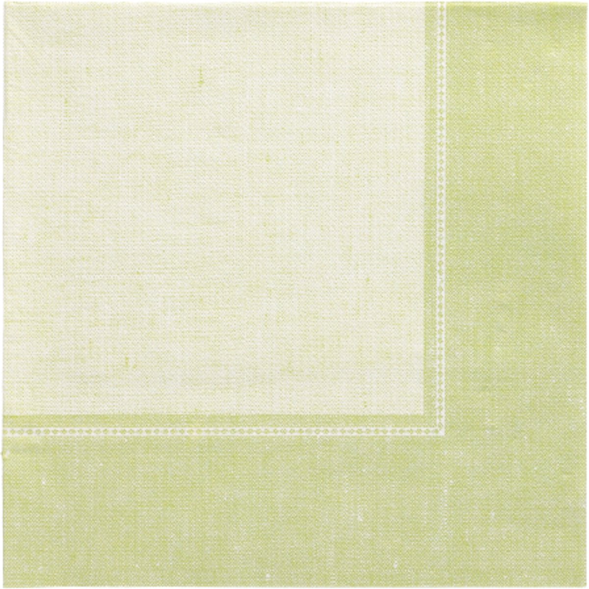 5x 50 Servetten ROYAL Collection 1/4 vouw 40 cm x 40 cm lichtgroen Linum