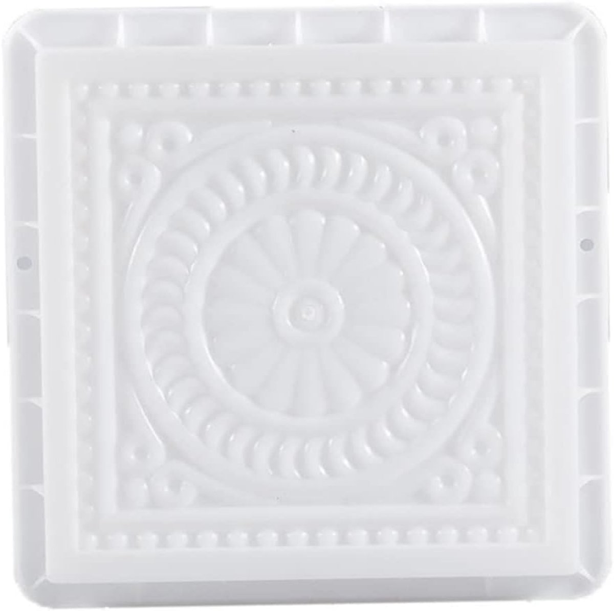 Betonmal Vierkant - Stoeptegels Maken - Tuin Aanleggen - Herbruikbaar Plastic - 36x36x6 cm - Zwart