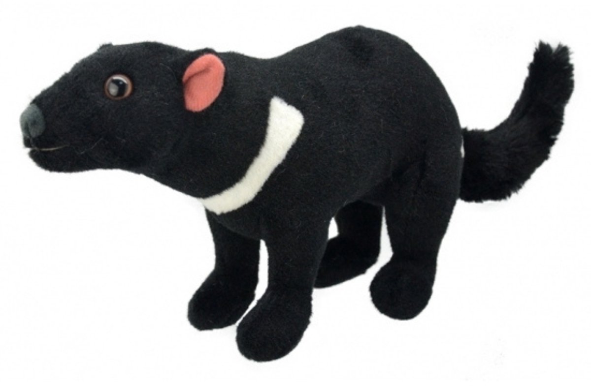 Wild Planet Knuffel Tasmaanse Duivel - Pluche knuffeldier van 31 cm