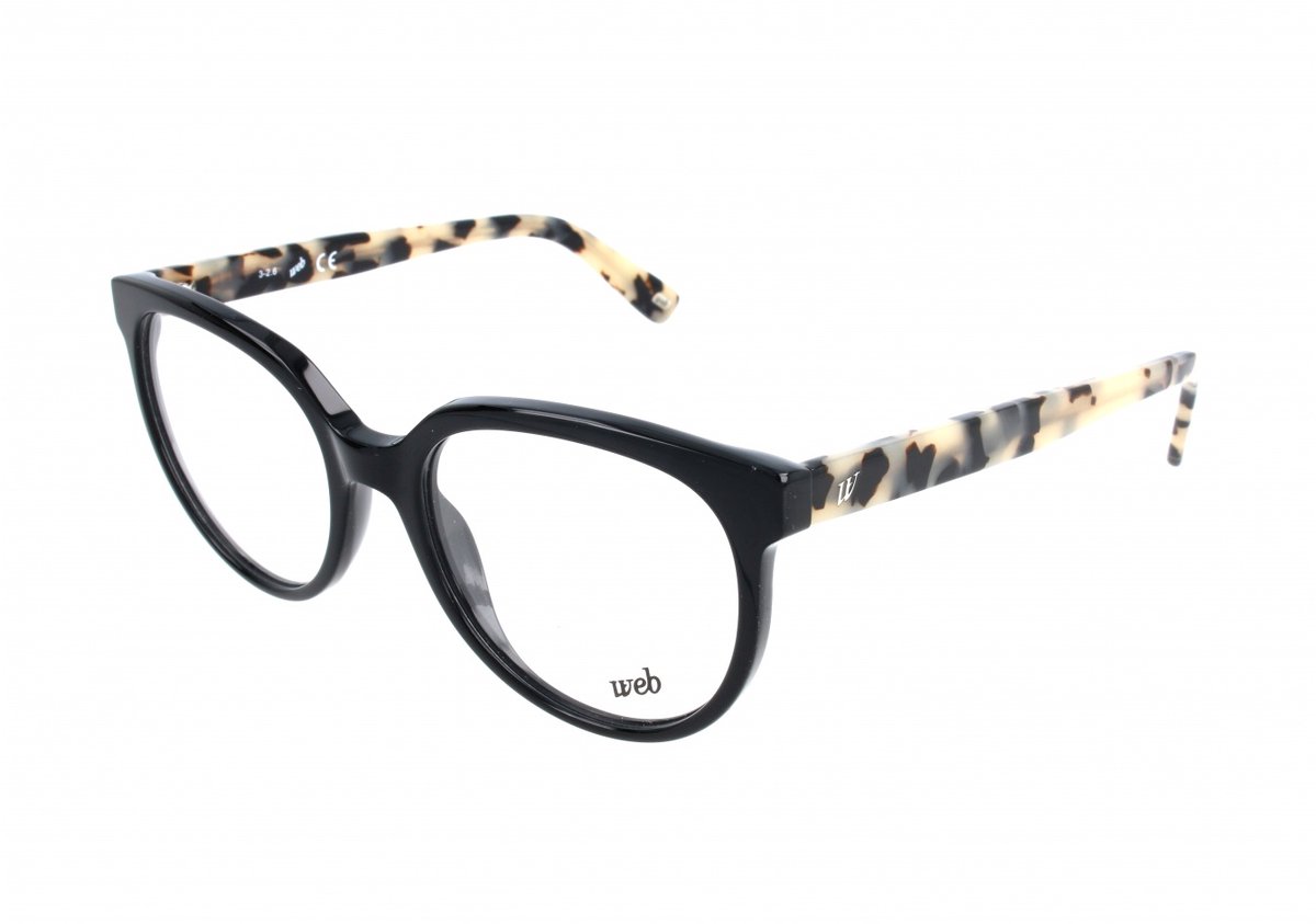 Web WE5216 Shiny black 50/17/140 WOMAN Brilmonturen