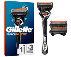 Gillette Scheersysteem ProGlide houder + 3 mesjes -