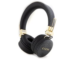 Guess PU Leather 4G Metal Logo Headphone - Geschikt voor Bluetooth Smartphones - Zwart