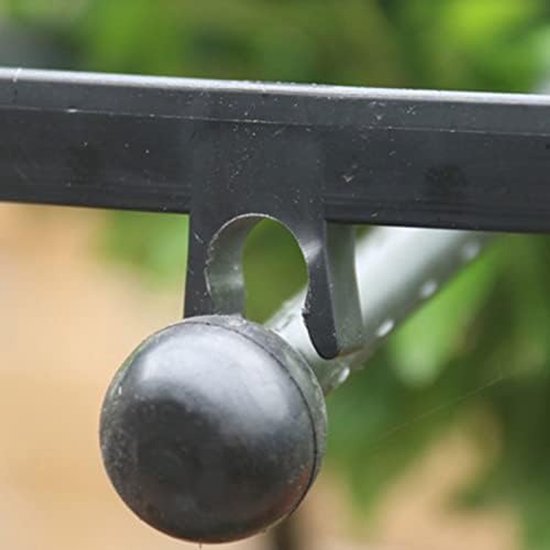 Plantenlatwerk - Klimplantsteun - Planten Ondersteunen - Decoratieve Cirkel - 90cm Hoog - Zwart