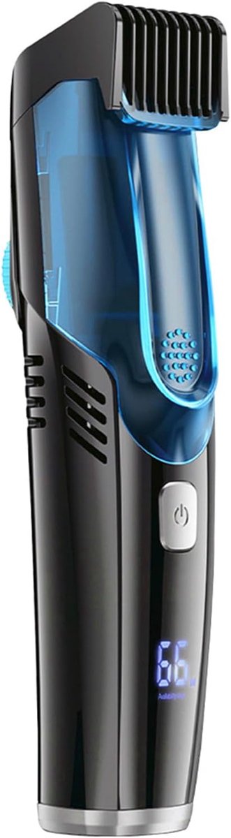Draadloze Haar Knipper - Oplaadbare Trimmer - Thuis Kapperskwaliteit - LED Display - 90 Min Gebruik - Blauw