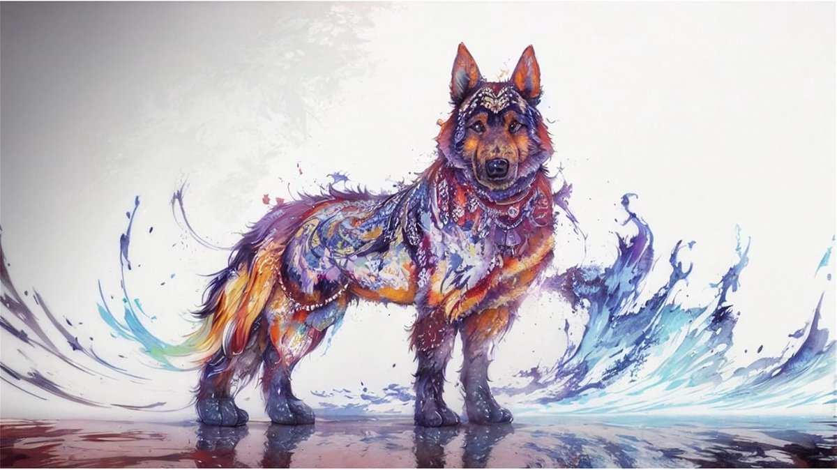 Houten Legpuzzel - Dieren Puzzel - Stress Verminderen - Olieverf Collie - 1000 Stukjes - Meerkleurig