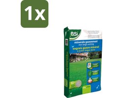 1 x BSI – Minerale Gazonmeststof – Sterke Groei & Diepgroen Gazon – 25 kg (750 m²) - Gazonmest - Langwerkende Mest - Stikstof - Ijzer - Magnesium
