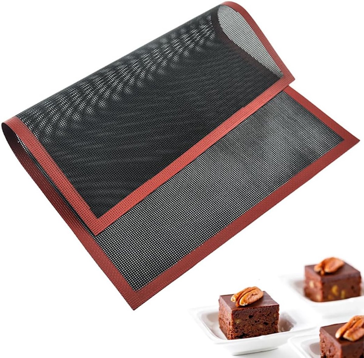 Geperforeerde Siliconen Bakmat 40x30 Cm Microporeuze Bakvorm Voor Pasta En Deeg