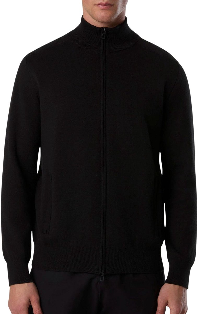 North Sails Bonded Full-zip Sweater Heren - Maat M
