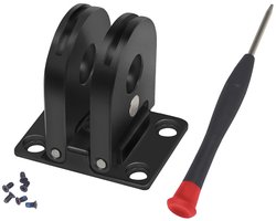 Geschikt voorMagnetische opvouwbare basisbevestiging Dual Port 1/4 draad Geschikt voor GoPro Hero 11 10 9 8 Max d