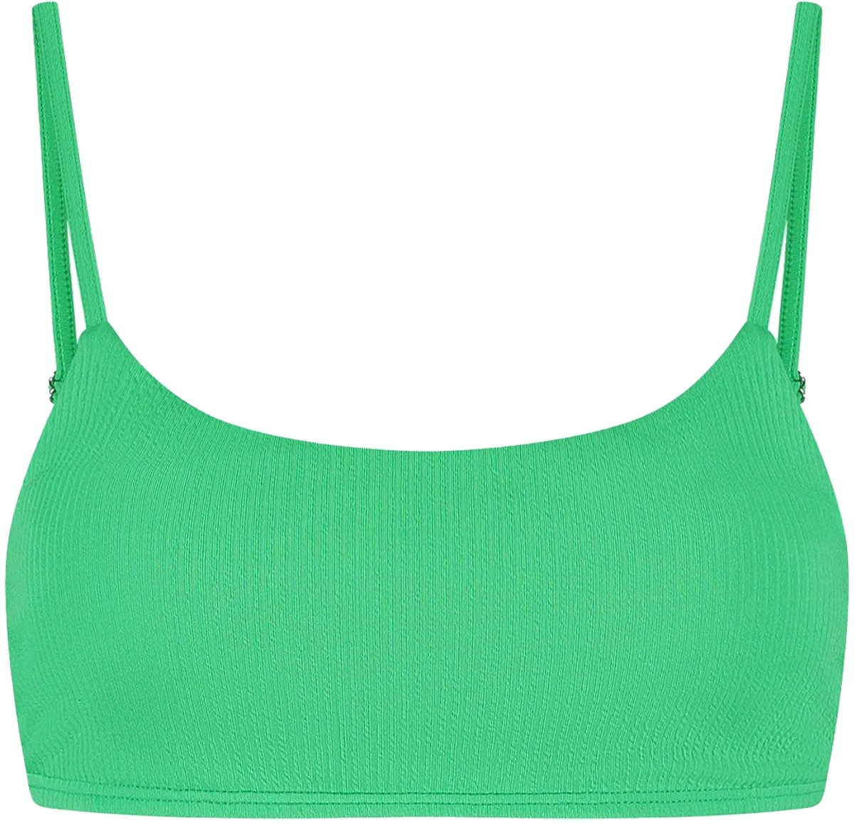 Beachlife padded bikinitop in de kleur groen.