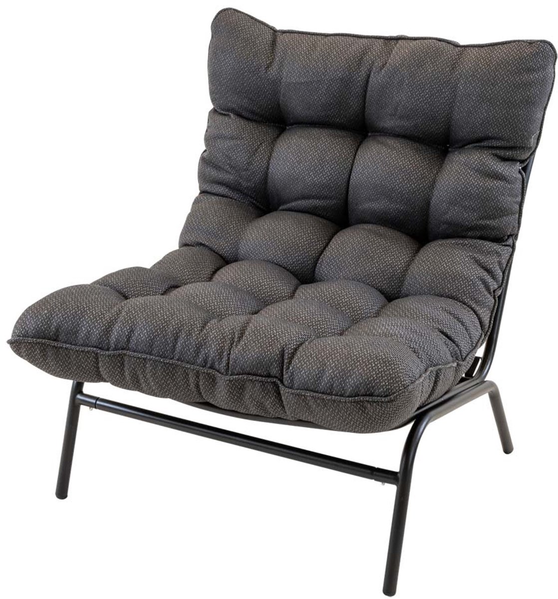 Lesli Living - Bistrostoel Zenzi - Zwart - 70x86,5x77,5∕32cm