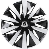 NRM wieldoppen set 14 inch zwart chroom wieldop voor de wintervelgen