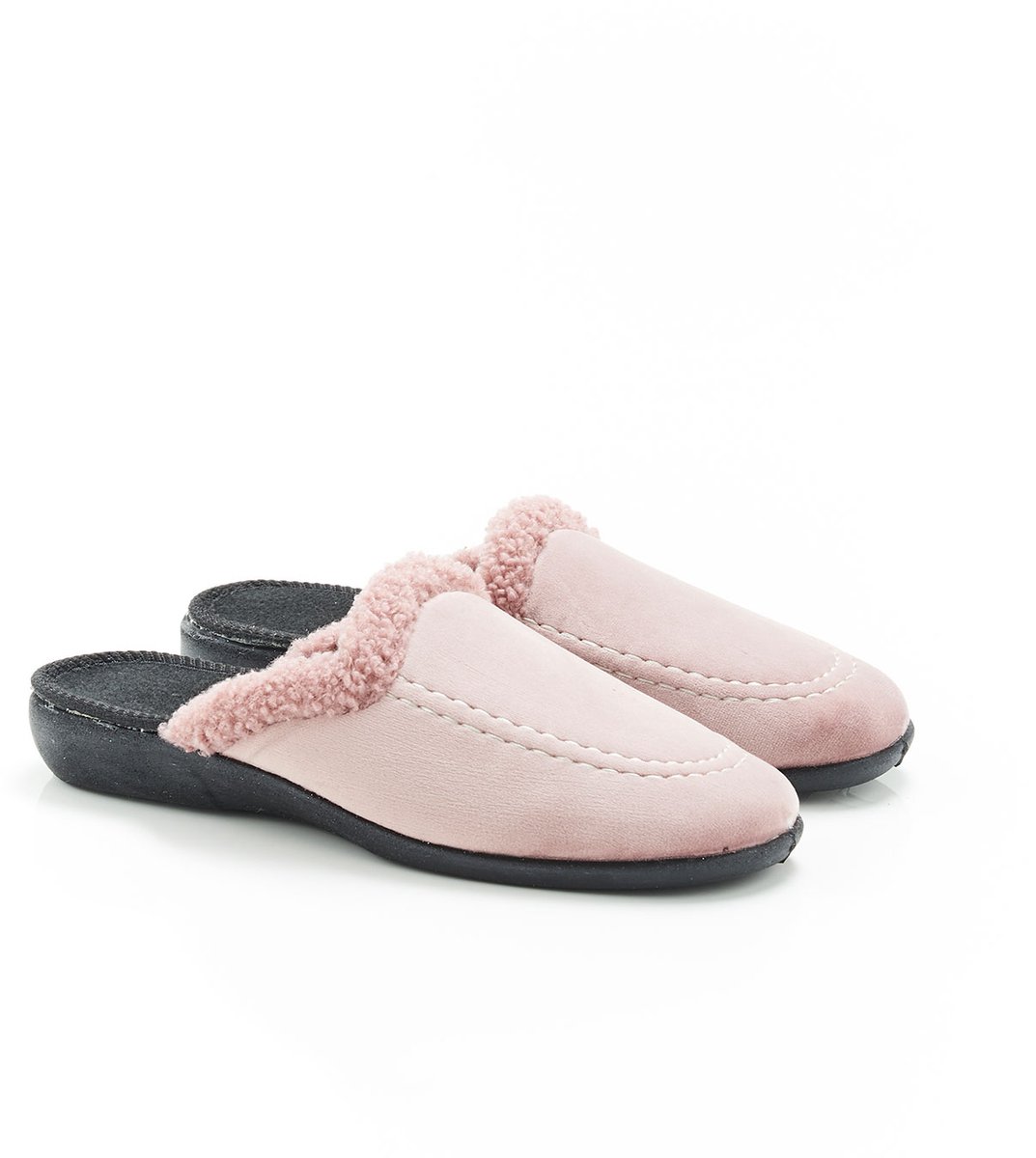 Damart - Muiltjes van velours - Dames - Bruin - 40