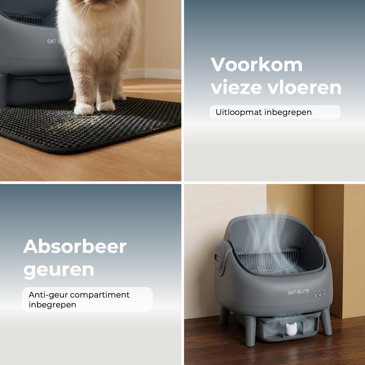 CatElite Ease - Slimme Automatische Kattenbak thumbnail 4