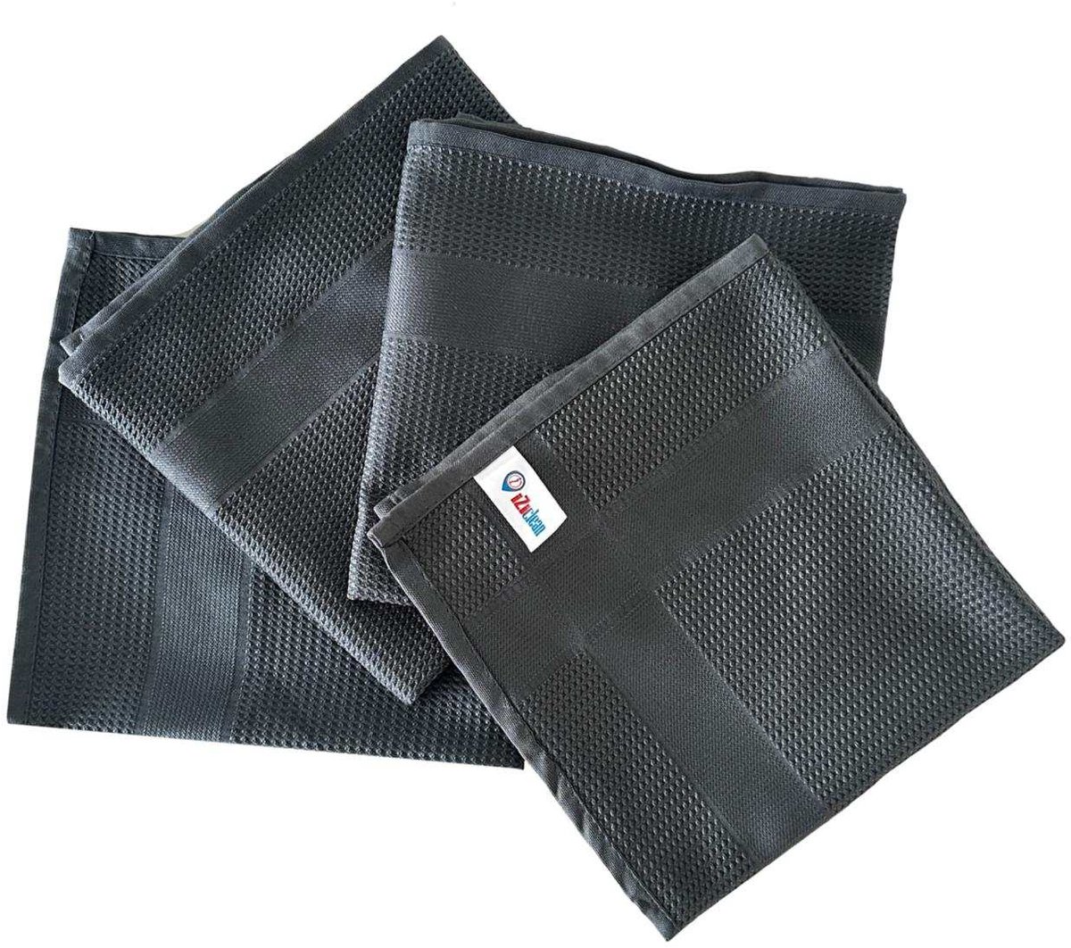 Dark Pack 4 Stuks - iZi-Clean Wonderdoek
