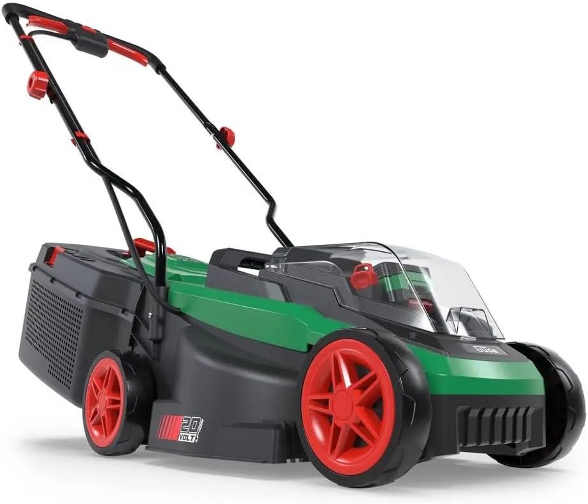 Accu Grasmaaier - Elektrische Grasmaaier - Klein Gazon Onderhoud - Borstelloze Motor - 32cm Snijbreedte